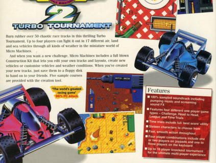 Micro Machines 2 Turbo Tournament – Cover