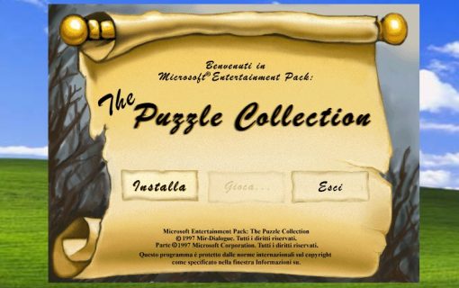 Microsoft Entertainment Pack The Puzzle Collection – 01 – Setup