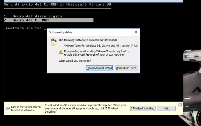 windows 98 vmware workstation player 14 iso download