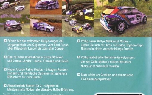 Colin McRae Rally 2.0 Cover Back