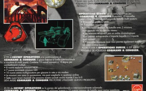 Command & Conquer The Covert Operations – Back Cover
