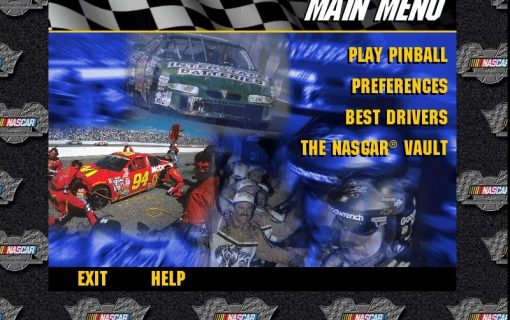 3-D Ultra NASCAR Pinball – Screenshot – 1