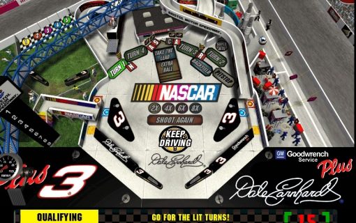 3-D Ultra NASCAR Pinball – Screenshot – 6
