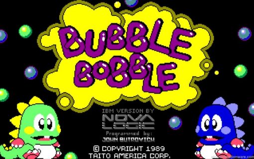 Bubble Bobble – DOS – Screenshot 1
