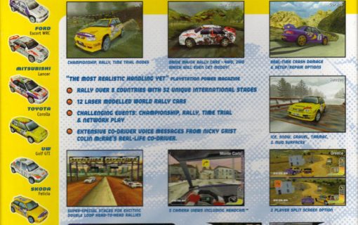Colin Mcrae Rally Back Cover