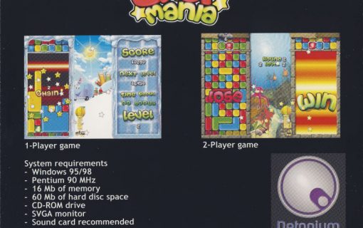 Drop Mania Cover – Back